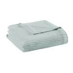 Full/queen Waffle Weave Cotton Blanket Aqua - Beautyrest: Year Round. Fixed Price $27.99.