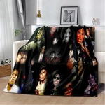 Michael Jackson Retro Printed Hd Blanket Soft Throw For Home Bedroom. Fixed Price $34.38.