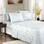 Elegant Comfort Softest And Coziest 6-PIECE Sheet Set King, Laurel Blue. Fixed Price $46.99.
