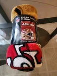 San Francisco 49ERS Super Plush Throw, Size 46X60. Fixed Price $24.99.