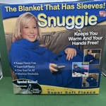 Snuggie Blue W/ Booklight New* Original Tv Blanket + Sleeves Fleece Adult 1-SIZE. Fixed Price $18.40.