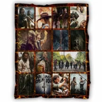 The Walking Dead Blanket, Zombie Apocalypse Fleece Sherpa, Horror. Fixed Price $35.95.