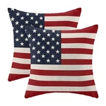 4TH Of July Pillow Covers 18X18 Set 2, Flag Patriotic Decorations Throw Pi.... Fixed Price $26.85.