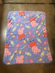 Peppa Pig Blue Pink Candy Lollipop Sucker Throw Blanket Girls Fleece 38 X47. Fixed Price $25.00.