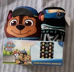 Nickelodeon Paw Patrol Chase- Two Piece Character Pillow And Throw Set. Fixed Price $19.99.