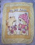 Vintage Plush Kid Yellow Throw Blanket The Best Friends Cat Dog Reversible Lovey. Fixed Price $79.99.