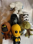Set Of 6 Vintage Star Wars Stuffed Plush Doll Toy Lucas Film Ltd 8" Yoda Darth. Fixed Price $150.00.