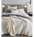 Oake Waffle Stripe 3-PC. Duvet Cover Set. Fixed Price $50.00.