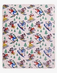 Disney Mickey Mouse & Friends Skiing Aop Holiday Fleece Throw Blanket New. Fixed Price $32.00.