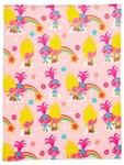 Trolls Band Together Silky Soft Plush Throw Blanket, 46" X 60" Pink. Fixed Price $22.88.