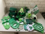 2026 St. Patrick Day Parade Throw Lot - Hats Glasses Cups , Etc (jefferson La). Fixed Price $44.99.