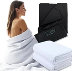 Sauna Blanket Insert Towel - 2 Pack Soft White Cotton Waffle Comfortable And. Fixed Price $82.55.