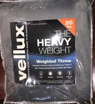 Vellux The Heavy 20 Pound Weighted Throw Blanket 54X72 Grey $150MSRP New. Fixed Price $50.00.