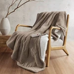 Sharper Image 50"X60" Arden Dream Soft Heated Throw Brown. Fixed Price $25.99.