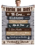 Bozidol Christian Gifts For Men, 50"X60" Spanish Throw Blanket With.... Fixed Price $33.51.