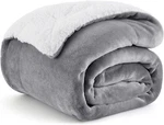 Bedsure Sherpa Fleece Blanket: Winter Warmth, Soft Grey Sofa Throw, 50X60 Inches. Fixed Price $34.99.