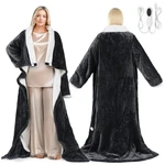 Electric Blanket Wearable With Foot Pocket, Heated Sleeves. Fixed Price $79.50.