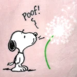 New Berkshire Peanuts Snoopy Dandelion Pink Velvetloft Plush Throw Blanket 60X70. Fixed Price $45.95.
