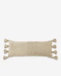 New $120 Sunday Citizen Braided Pom Lumbar Pillow Sahara Tan. Fixed Price $79.00.