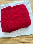 Ralph Lauren Cashmere Blanket Red 50"X70". Fixed Price $179.99.