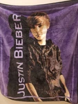 Vintage Justin Bieber Shadow Soft Fleece Blanket Music Album Cover. Fixed Price $89.00.