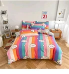 Cinyana Rainbow Twin Duvet Cover Set Fluffy Cartoon Character. Fixed Price $30.00.