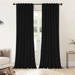 Lumiloom 100% Blackout Curtains 108 Inch Length 2 Panel Set. Fixed Price $46.00.