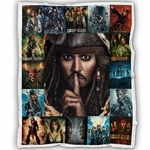 Pirates Of The Caribbean Blanket, Jack Sparrow Fleece, Sherpa. Fixed Price $63.95.