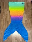 Blankie Tails Rainbow Blanket Sz Ombre Cozy Wearable Mermaidcore. Fixed Price $12.25.