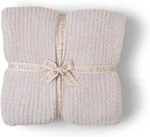 Barefoot Dreams Cozychic Ribbed Lightweight Ultra Soft Blanket, Stone, King. Fixed Price $159.95.