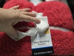 Mainstays F/q Faux Shearling Blanket Red 90 Inch Nwt. T94. Fixed Price $17.99.