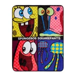 Nickelodeon Spongebob Squarepants Character Grid Fleece Throw Blanket 45 X 60. Fixed Price $29.99.