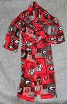 Vintage Collegiate Snuggie Georgia University Bulldogs Blanket With Sleeves. Fixed Price $24.99.