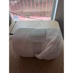 New Threshold 50" 60 White Fleece Throw Blanket Reversible Faux Shearling. Fixed Price $18.92.