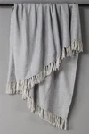 Rizzy Home 50 In. X 60 Silver Classic Cable Knit Throw With Foil Print. Fixed Price $59.99.