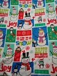 Christmas Snowman Penquin Happyholidays Throw Blanket 60 X 48. Fixed Price $8.99.