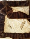 Passamaneria Toscana Italian Light Yellow Tapestry Cheetah Leopard Throw W/fur. Fixed Price $325.00.