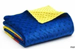 Ynm Warm Minky Weighted Blanket Fuzzy Sensory 15LBS Super Powers Design Twin Siz. Fixed Price $69.99.