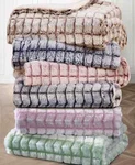 Royal Luxe Reversible Micromink To Faux-sherpa Tie-dye Throw, 50" 60", Various. Fixed Price $28.99.