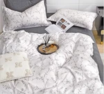 Ivy Gray Branches 100% Cotton Comforter Set Queen Modern Farmhouse Minimalist. Fixed Price $129.00.