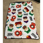 South Park 8 Bit Print Throw Blanket Sherpa Back Comedy Central Adult Cartoons. Fixed Price $28.00.