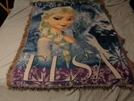 Disney Frozen Elsa Ice Queen 44X60 Tapestry Throw Wall Decor Bedding. Fixed Price $36.00.