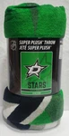 Dallas Stars 46" By 60" Plush Breakaway Micro Raschel Throw Blanket - Nhl. Fixed Price $24.99.