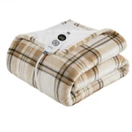 Woolrich Heated Throw Blanket With Ultra Soft Plush And Sherpa Reverse, 12 He.... Fixed Price $107.23.