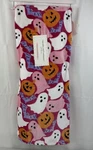 Pink Halloween Fleece Throw Blanket Cupcakes And Cashmere Ghosts Pumpkins Bats. Fixed Price $45.00.