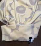 Nwt! Marimekko Unikko Huopa Throw 130 X 180 Cm - Lavender Floral & Off White. Fixed Price $225.00.