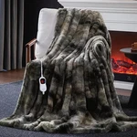 Guohaoi Heated Blanket Electric Throw, Soft Faux Rabbit Fur .... Fixed Price $63.99.