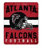 Atlanta Falcons Nfl Northwest Team Stripe Fleece Throw. Fixed Price $18.99.