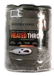 Biddeford Heated Throw Microplush Gray 50 X 62 In 10 Auto Shut Off Long Cord. Fixed Price $83.99.