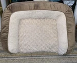 Serta Orthopedic Couch/dog Bed Your Pets-sandy BEIGE-26 X20 X11 Comfort New. Fixed Price $69.99.